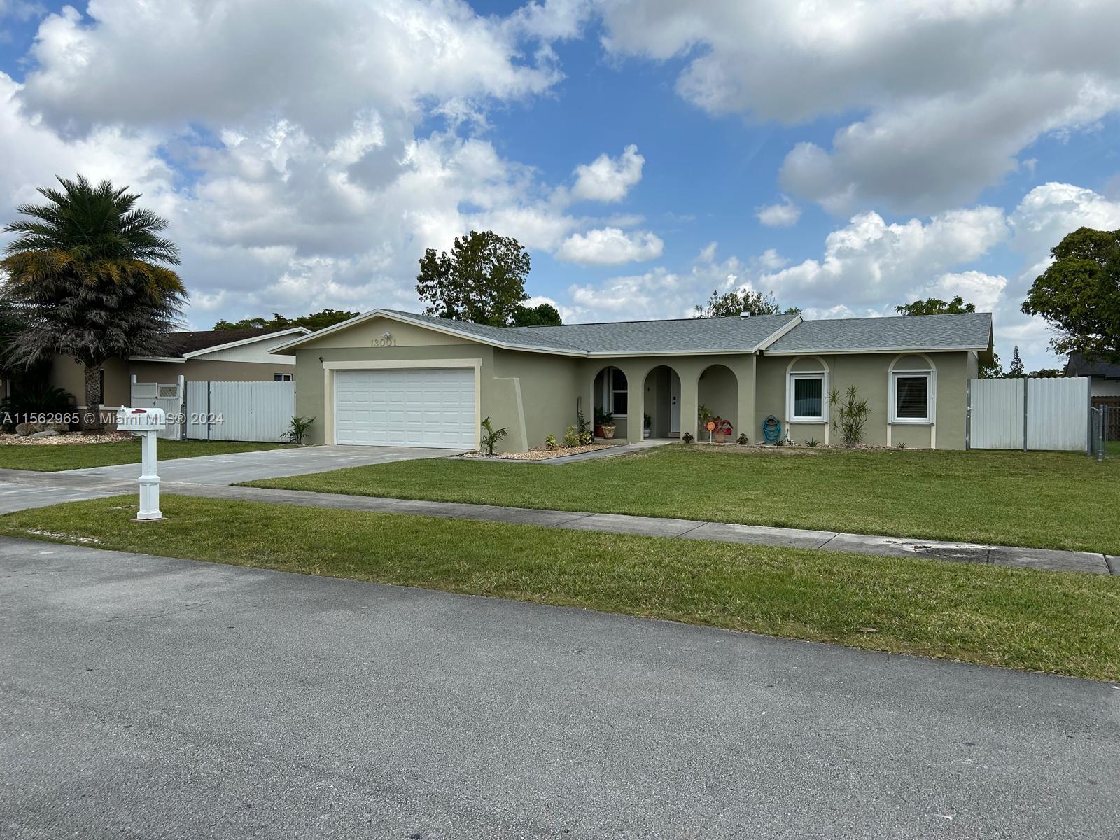 Property for Sale at 13001 Sw 82nd St St, Miami, Broward County, Florida - Bedrooms: 3 
Bathrooms: 2  - $680,000