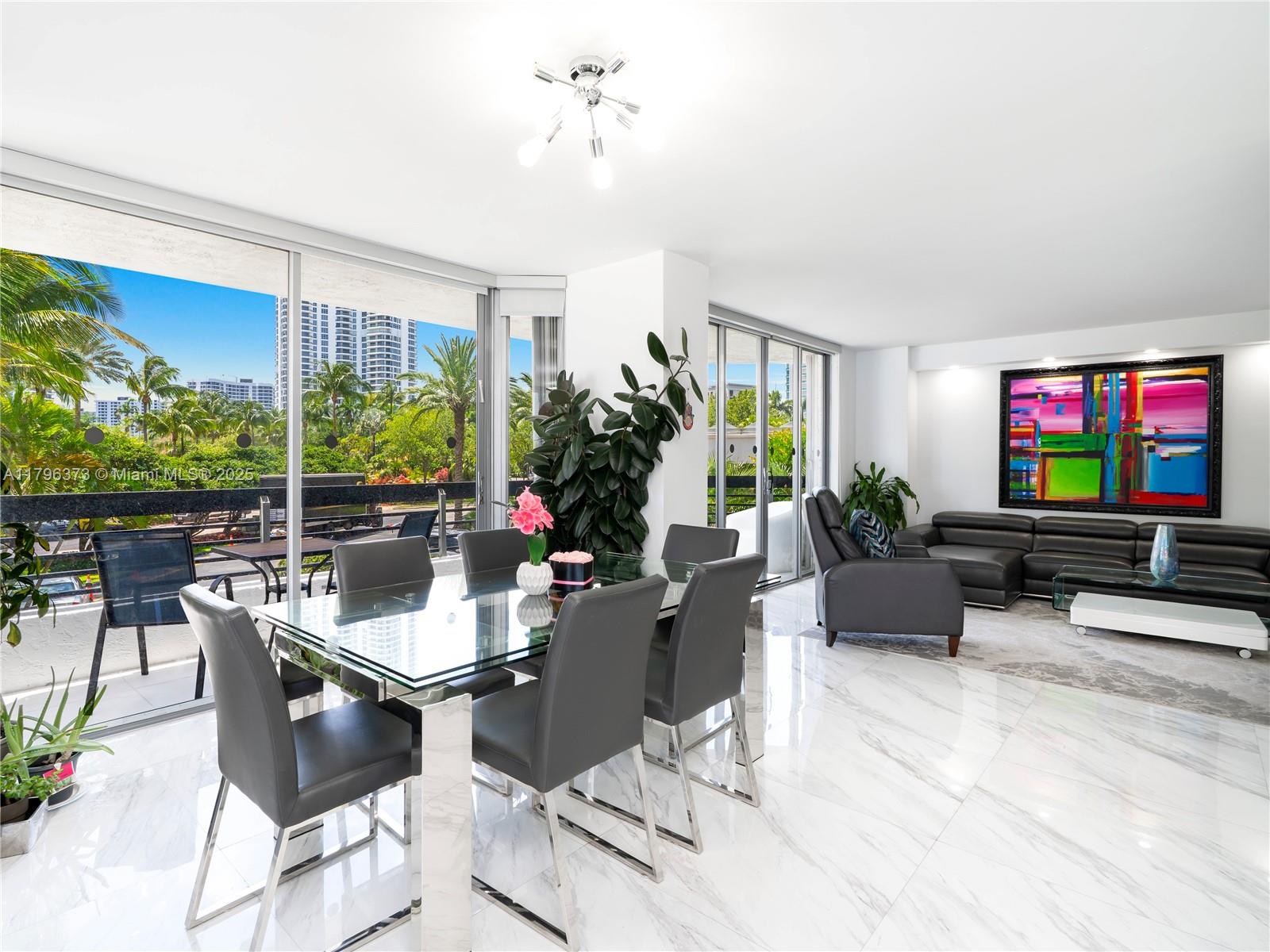 Fully renovated, this condo exudes the elegance of a model unit. It features an imported Italian kitchen, stone countertops, high-end appliances, porcelain floors, custom-built-in closets, and window treatments. Conveniently located on the second floor, with same level parking spot access, the unit also boasts a separate extra-large storage unit. The building is in close proximity to Aventura Circle, Aventura Mall, and Safra Synagogue, and only a short drive to the beach, ensuring unparalleled convenience. Amenities include: gym, sauna, card room, resident lounge, event space, pool, hot-tub, tennis and pickleball courts, walking trails, a 24-hour valet, security gate and front desk attendant. Click virtual tour to explore a 3D model of unit.