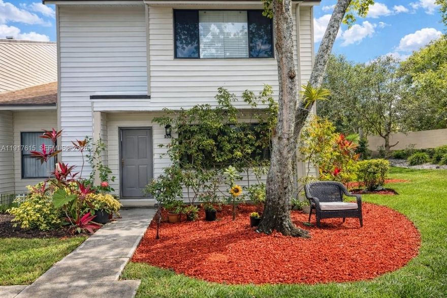 Spacious and well-maintained 2-story townhome in Nob Hill at Welleby featuring 3 bedrooms and 2.5 bathrooms. This corner-lot property offers a fenced rear patio and a large yard, with tile and wood flooring throughout, stainless steel appliances, and a new water heater. The community includes a pool, Jacuzzi, tennis courts, and basketball court, and is conveniently located near schools, shopping, dining, and major highways. Situated on a quiet street with no rental restrictions, this move-in-ready home is a must see.