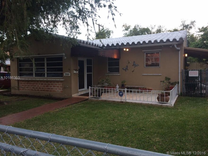 Cute 3/1 Home in great condition and location. It has big yard 6,500 Sq Ft. with fruit tree, totally fenced, alarm system, and cameras in place.