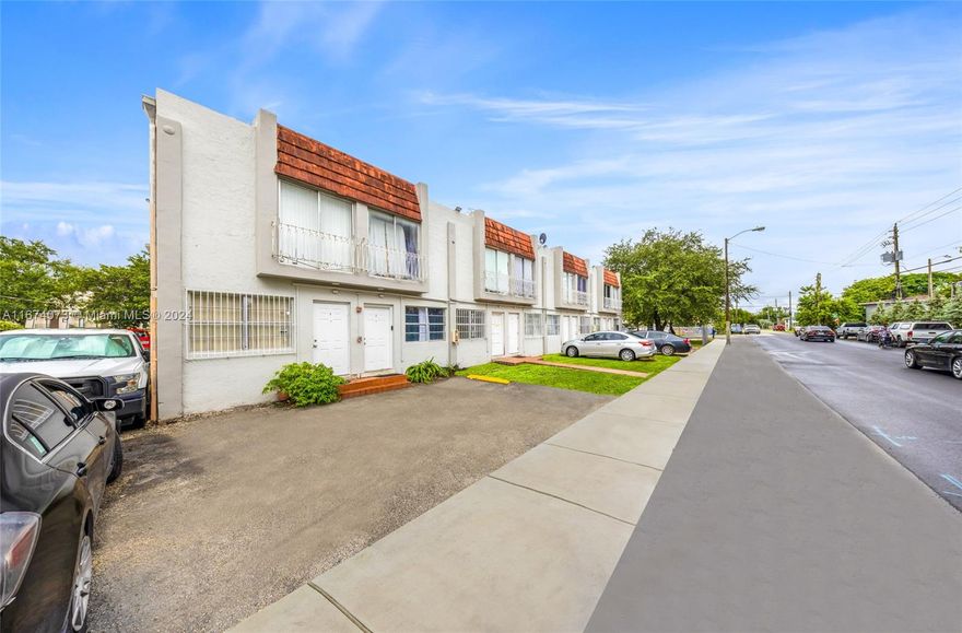 Extraordinary investment opportunity in the heart of Allapattah by the Civic center, boasting an exceptional 1970s CBS construction covered-land play. This sixteen (16)-unit building, situated on a 15,526 SF lot zoned T6-12-O w/parking is prime for developers. High density zoning of 150 du/acre also qualifies by right for TOD benefits given proximity to UHealth Station, it is further enhanced w/SB120/Live Local, height is limited only by FAA, density could be potentially over 300 units. In other words, the only density or height limitation on this property will be based on how efficiently you handle parking within the building envelope. Each apartment features a well- designed floor plan w/1 bed & 1 bath, providing consistency and ease of management.