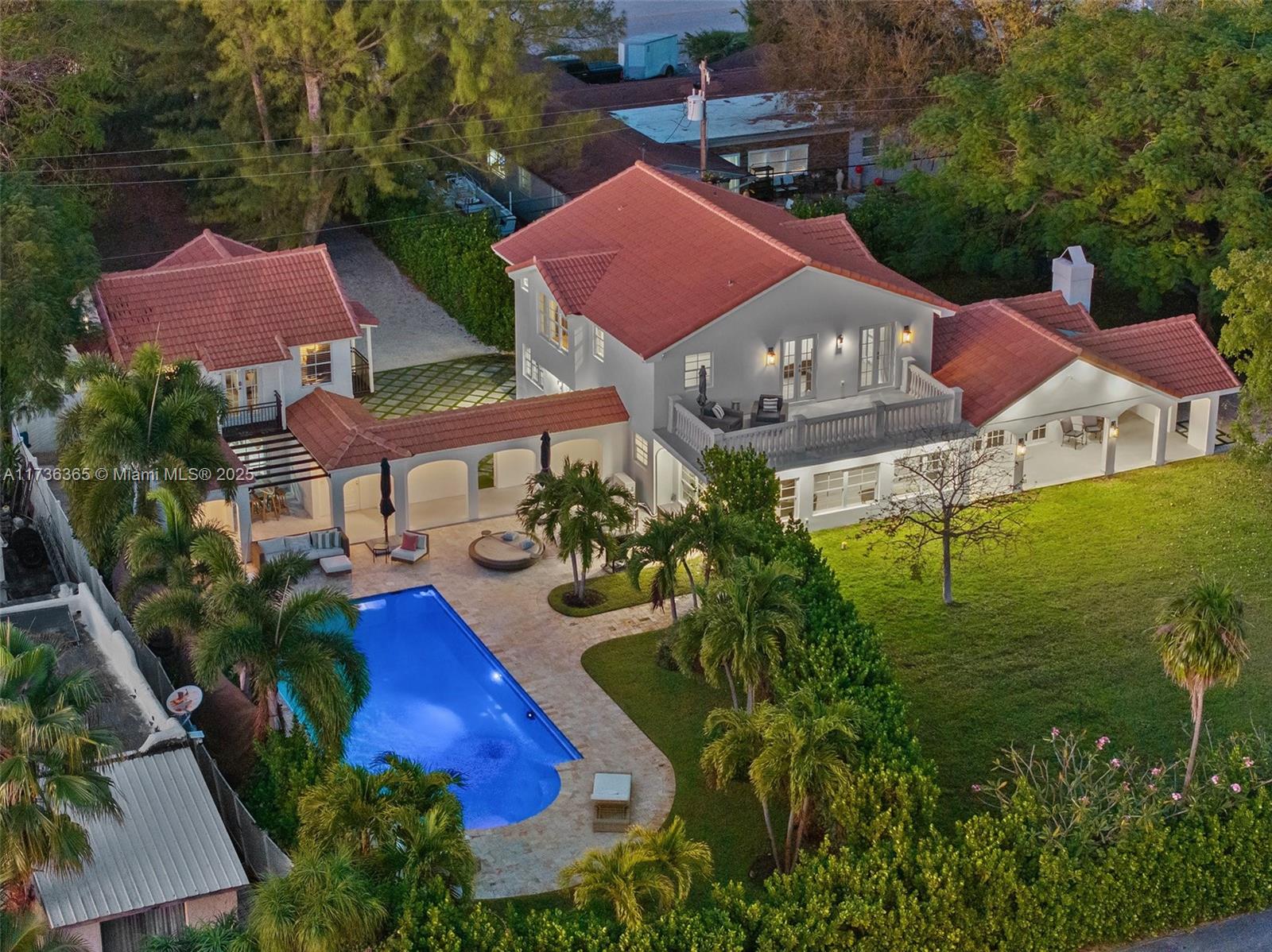 Looking to be next to the future of Boynton Beach, then this New Construction 4bed 5.5bath Pool Home & Guesthouse is the one. Great for large families, retreats, entertaining & gathering. Home features 28,740sf lot, additional buildable lots for future expansion & multiple income streams, 2 street access, no flood zone, open kitchen & floor plan, 1st flr Theater room w wet bar, 3 bedrooms w en suite bathrooms, Spa bath in Master w big balcony, cozy guesthouse w 1/1 upstairs overlooking the pool & a 1st flr rec room, office & storage room. The heated salt water pool has a lounge deck, fountains & ambient lighting. It has 400 amp power, full pool bath, laundry room, impact windows & doors, central A/C & mini splits, sprinkler system, detailed landscaping, privacy hedges & lots of parking.