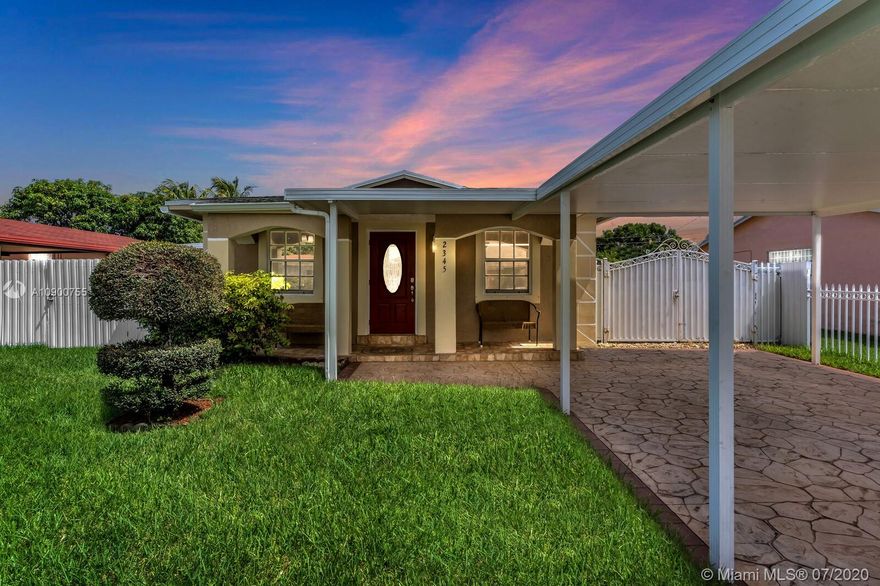 This Beautiful Single Family Home is perfect for a family featuring 3bedroom/2baths a New kitchen , New bathrooms, New light Fixtures, New Washer & Dryer,  New Water Heater and the Roof is only 5 years old with Side patio large fenced in yard and lateral gate entry for a boat or car. Move in Ready!