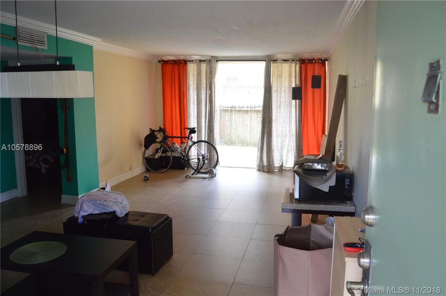 Amazing location! This first floor condo unit is completely remodeled and features a newer water heater and A/C. The laundry facility is right next to the unit.