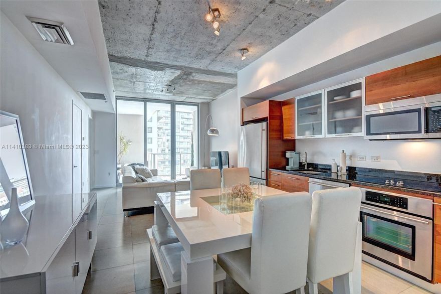 Loft-style 1/1 available at "2Midtown" condo in the heart of MIAMI. Furnished unit, featuring panoramic floor-to-ceiling impact windows and balcony with pool and city views. Rental includes modern furnishings, equipped kitchen, ample closet/storage space, and in-unit washer/dryer! The condo offers state-of-the-art amenities; a fitness center, plunge pools, sauna, steam room, jacuzzi, outdoor playground, and more. Condo services include 24hr concierge and pool deck service. Step right out into Midtown's best shops, restaurants, and entertainment. Minutes away from Miami beaches, Miami Int'l Airport, Downtown Miami, Brickell, and major highways. *10% premium for all utilities to be included. Cleaning fee $150, $200 Broker processing fee paid by tenant.