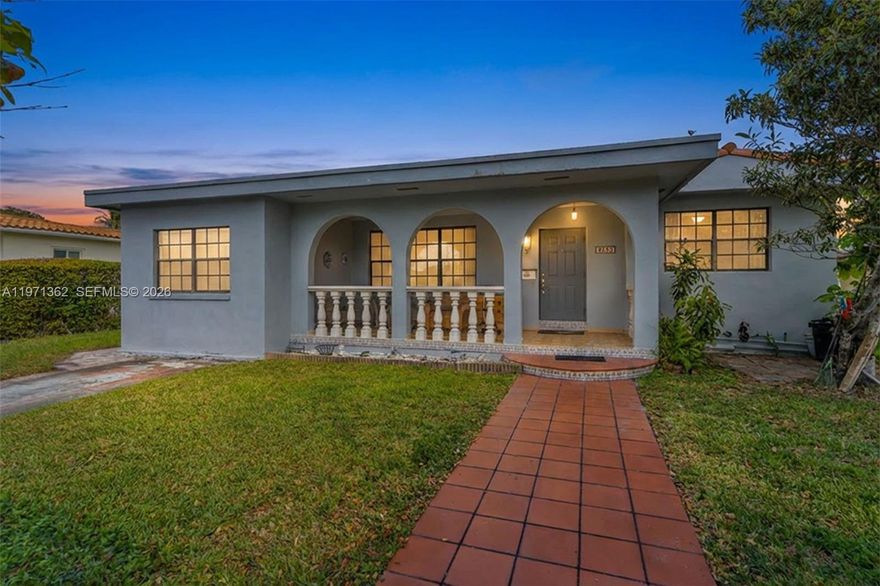 Charming single-family home in highly sought-after West Miami, located on a quiet, tree-lined street. This 3-bedroom, 2-bath home features a functional layout with a spacious living room, dining area, rec room, and laundry area, plus an updated roof, tile and original hardwood floors, an updated kitchen with granite countertops and custom cabinetry, and a renovated bathroom. A separate section offers a private in-law suite with its own entrance. Ideally situated next to Coral Gables and minutes from Miami International Airport, major highways, shopping, top-rated schools, and Nicklaus Children’s Hospital. Walking distance to Cooper Park, Somerset Gables Academy Charter School, A-rated Sylvania Heights Elementary, the newly opened Publix, and the West Miami Recreation Center with affordable after-school and summer programs for residents. Enjoy a vibrant community with year-round events and kids’ activities, its own police and fire departments, and complimentary Freebee Tesla transportation. No HOA or rental restrictions make this a great primary residence or investment opportunity. Easy to show, don’t miss