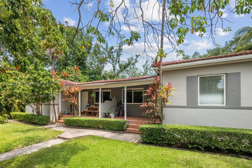 Priced to rent! Very cozy and charming duplex home in desirable Biscayne Park. Nicely set up w/newer kitchen and bathrooms, hurricane windows and central A/C. Extra large lot w/ Mango and Avocado trees. Front and back porch, 2 Tandem Parking spots. Peaceful and secure Family neighborhood close to shopping, restaurants, beaches and highways. Best school district!