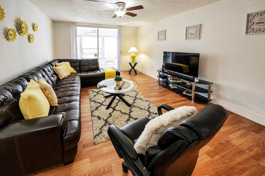 PRICE TO SELL! Welcome to your warm, cozy nest in the heart of Plantation! This spacious condo features a move in ready 1/1.5 + a storage room , this unit offers a lovely balcony on the 4th floor, big walk-in closet, storage room and adorable office space made just for you! Whether you're a first-time buyer or looking for an investment, this unit offers exceptional value and potential. Located in a well-maintained community with desirable amenities including a refreshing pool, clubhouse, fitness center, tennis courts, and walking paths—everything you need is right at your fingertips. Minutes from Sawgrass Mills, the beach, popular restaurants, shops, and major highways, plus a quick drive to Fort Lauderdale-Hollywood International Airport. Seller willing to sell furnished if needed.