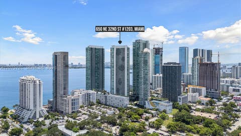 Tiny photo for 650 NE 32nd St #1203, Miami, FL 33137 (MLS # A12075761)