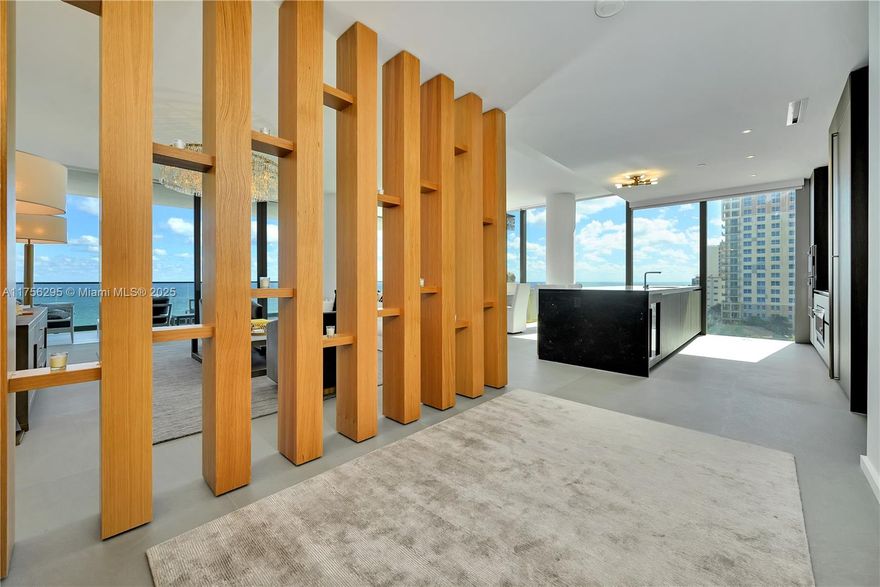 Exclusive luxury building with an extraordinary location between Miami and Fortlauderdale located just North of Golden Beach minutes from Aventura Mall and Bal Harbour Shops. Private elevator landings to this gorgeous residence beautifully designed by white glove service Restoration Hardware. 3bed +Den 3.5bath plus an additional baby room turnkey with the highest quality materials. Includes gourmet Boffi Kitchen with all Gaggenau appliances, closets by B&B Italia and california closets.Window treatments by Shadetec. Enjoy great amenities with sunrise and sunset views. Spa pavilion with yoga room and treatment rooms. State of the art fitness center, owners lounge with catering kitchen, Assouline library and meditation gardens with sculpture piece from David Harber.Pet Friendly building.