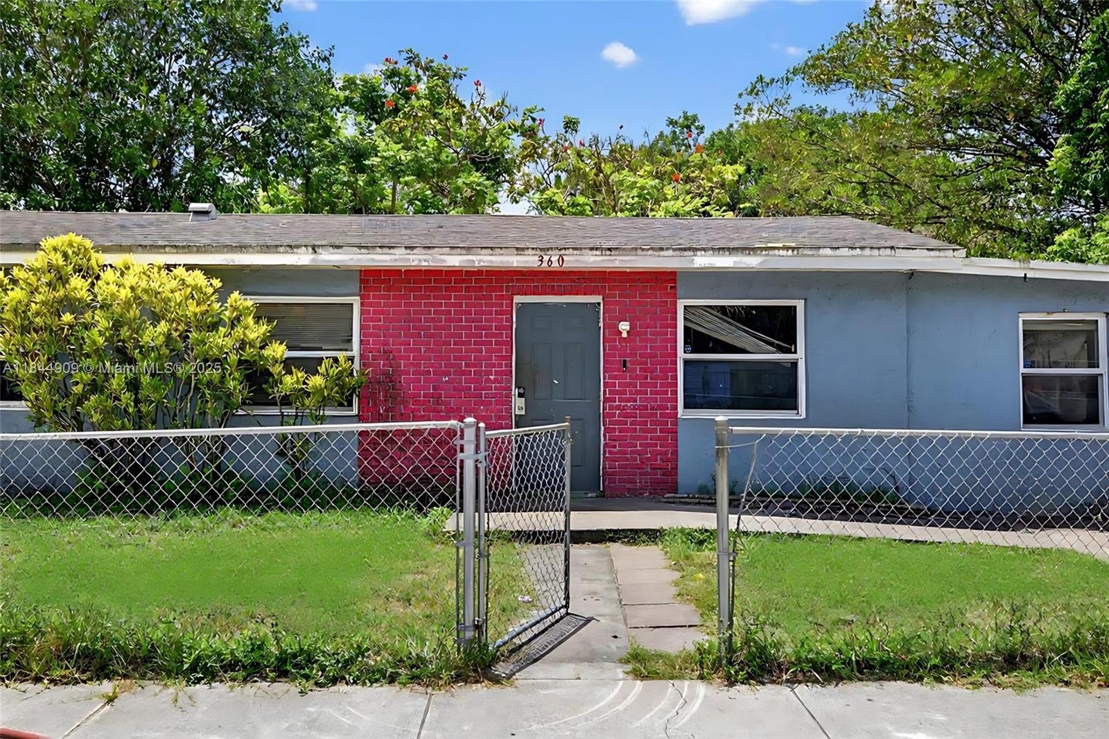 Spacious 4BD/3BA single-family home on a fenced corner lot in Fort Lauderdale. Features tile floors and a functional layout with a family room. Currently rented—ideal for investors or future owner-occupants. Convenient location just west of I-95 and north of Broward Blvd., close to shopping, dining, and transportation.