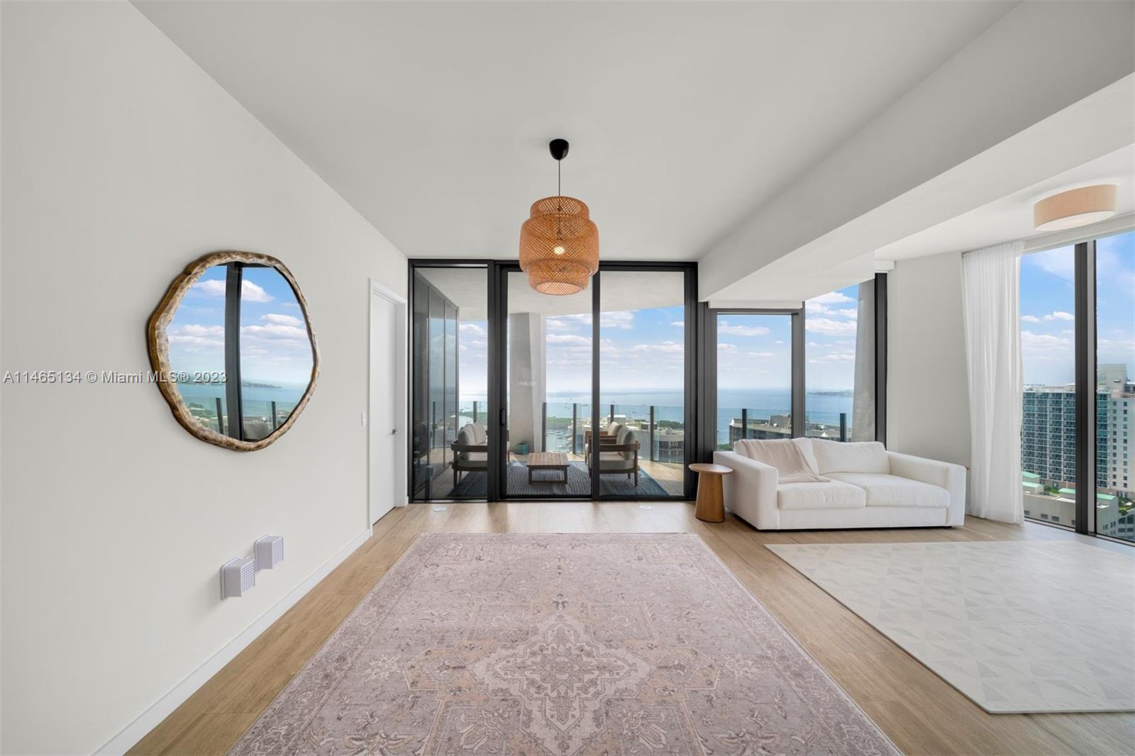 Hidden from the hustle and bustle of Miami, live in luxury at the sought after Park Grove. Designed by Oma and Rem Koolhaas, the striking towers of Park Grove set a new architectural standard in the quiet seaside enclave of Coconut Grove. Step inside this eclectic designed residence which was converted to a 2 bed / 2.5 bath home featuring stunning views, a spacious floor plan & a gas range kitchen. The Coconut Grove neighborhood is an affluent community with its own burgeoning business district, tropical atmosphere, oceanfront appeal and some of the most popular shops and restaurants around.