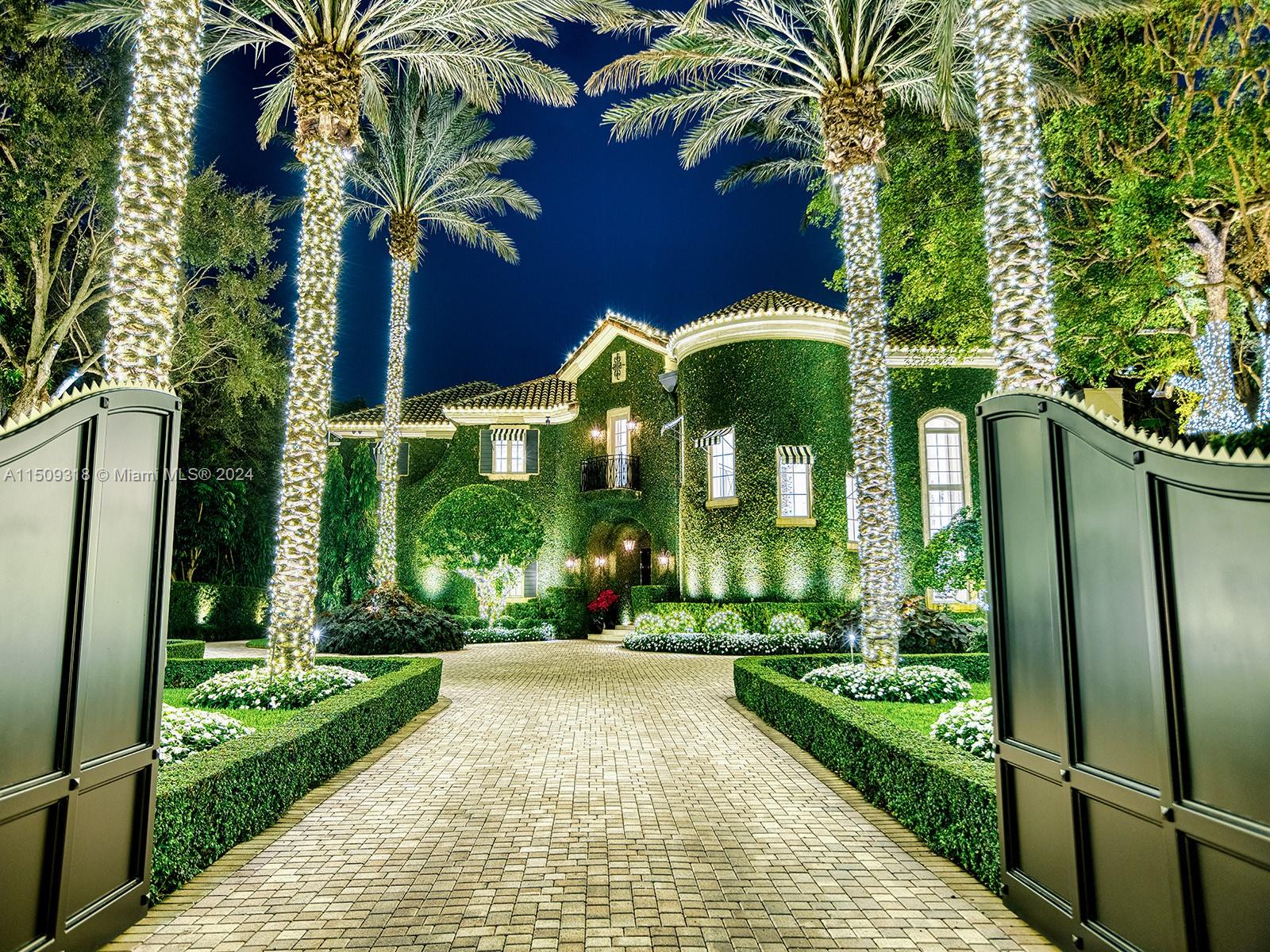 Welcome to the epitome of opulence in the prestigious Ponce Davis neighborhood of Miami. Meticulously renovated 6-bed, 7 full/2 half bath estate. Indulge in a gourmet kitchen featuring Miele, Wolf, and Sub-Zero appliances, along with the butlers pantry and staff kitchen. The home boasts custom cabinetry, panelled walls, elegant wallpaper throughout its interior. The resort-like outdoor space unveils an incredible kitchen and ample covered terraces, perfect for al fresco dining. This smart home, complete with an elevator and full home generator, redefines luxury living. Additional highlights comprise a lavish study, a welcoming media room, and a highly sophisticated bar entertainment space. Unparalleled lifestyle of sophistication and leisure.