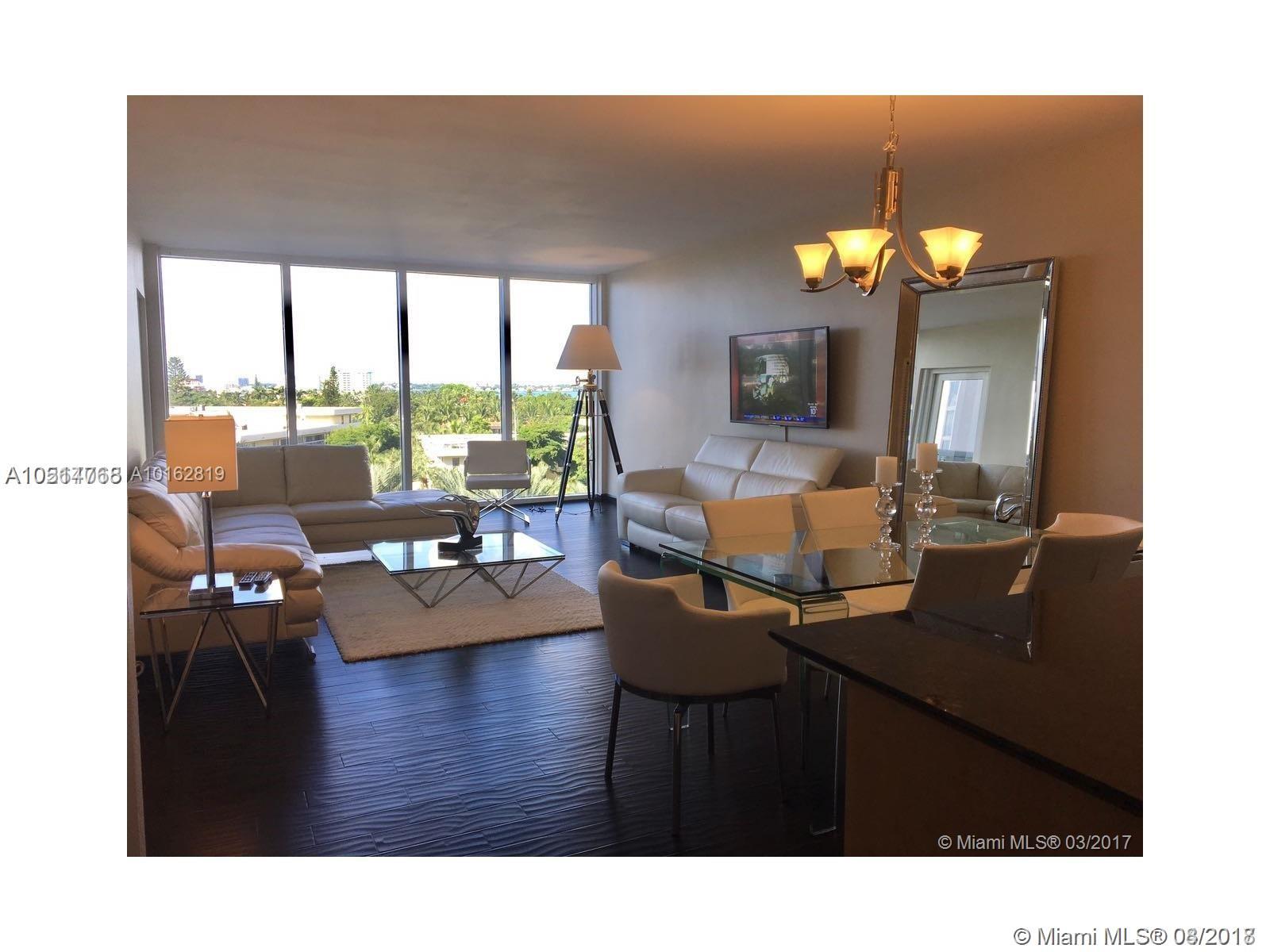 Stunning one bedroom at The Harbour House in Bal Harbour. 1000 square ft with beautiful dark wood plank floors, floor to ceiling windows, and amazing intracoastal views from every angle. Brand new, designer furniture perfect for the most discerning. Unit comes fully stocked with linens & dishes. Available 12/1/18 - 5/31/19