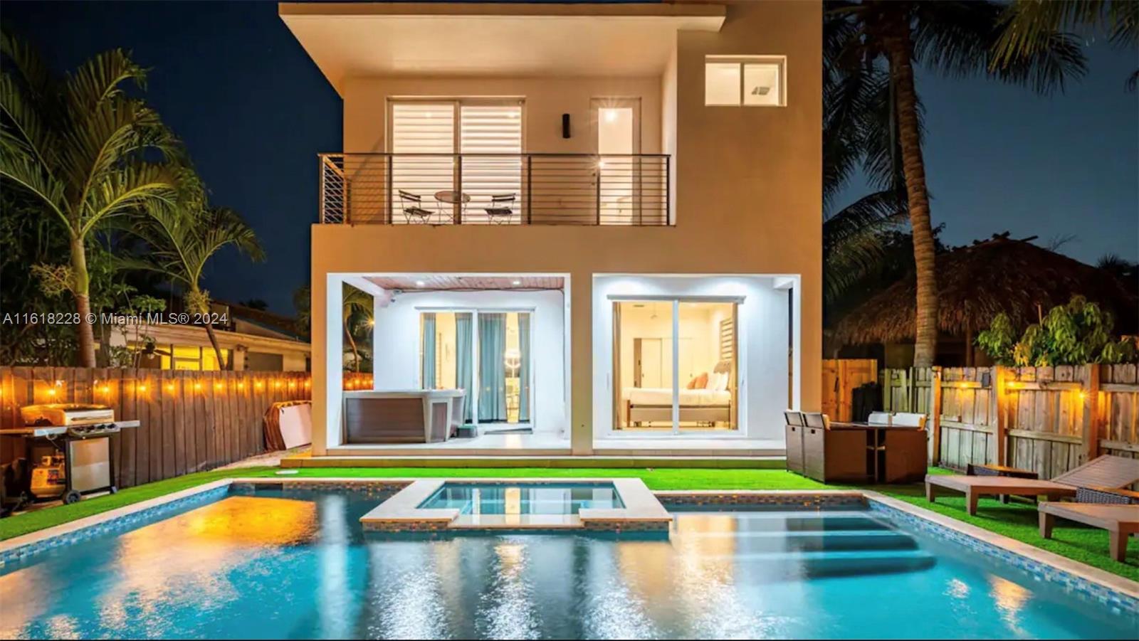 Welcome to this elegant and spacious home nestled in the heart of Hollywood Lakes, just 2 miles from the beach and boardwalk. This recently built home features vaulted ceilings and a modern design, offering a perfect blend of style and functionality.
The large living space is designed with an open concept, seamlessly integrating a modern living room, a cozy dining area, and a fully equipped kitchen. Expansive backyard doors flood the space with natural light throughout the day. The brand-new pool extends the modern flow into the outdoor area, creating a serene retreat.
Don't miss out on the opportunity to own this sophisticated Hollywood Lakes residence. Schedule your showing today to experience modern luxury living at its finest!