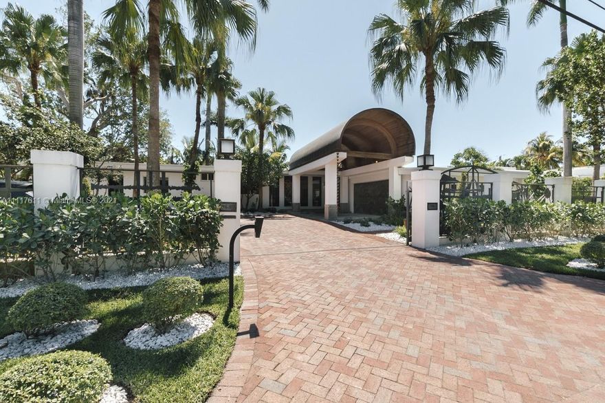 Located in the quiet guard gated community of Entrada Estates, this spectacular family home sits on a large and lushly landscaped 1/2 acre lot with a beautiful pool and custom built outdoor summer kitchen perfect for entertaining family and friends. The home has been completely renovated throughout and features an all new custom kitchen, new floors, bathrooms, custom built-ins, high impact windows, doors and much more. Floor plan features 7 bedrooms, 6.5 baths and over 5,400 SqFt (as per owner), all located on a single level with an excellent layout ideal for families. Entrada Estates includes a community tennis court and water rights to a community boat dock, making water access easily accessible and just steps away. As per owner the street drainage was updated.