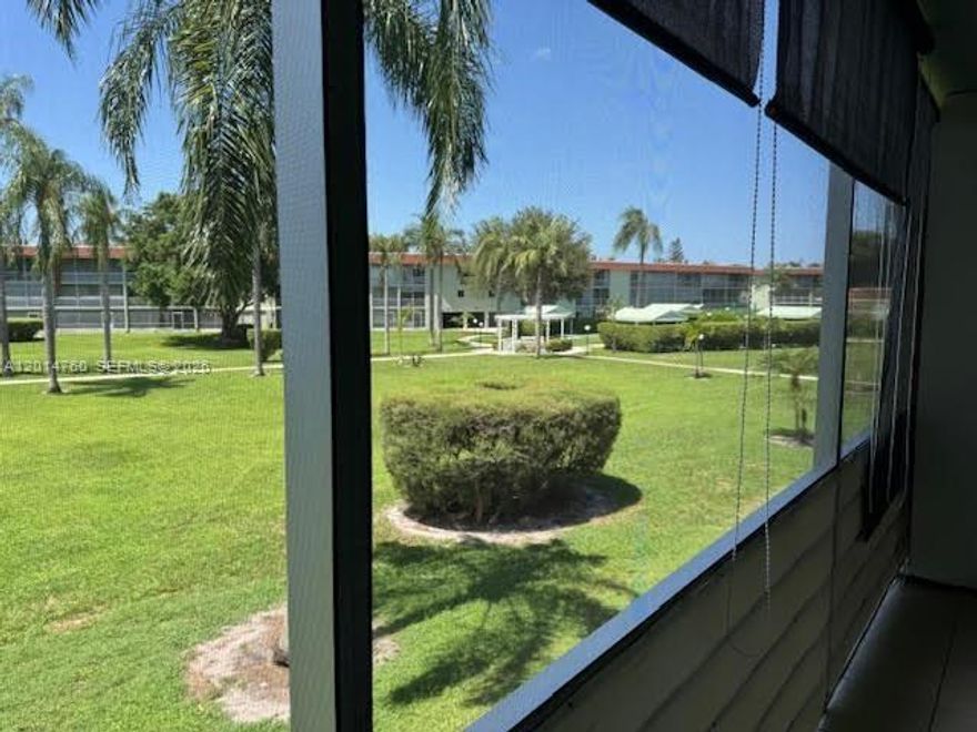 UPDATE!!! HOA monthly is being reduced to$420 p/m and no fixed amount of Downpayment for loans! Motivated Seller bring all offers! Regal Palm – 55+ Community Enjoy the best of Florida living in this bright and spacious garden view corner 1-bedroom, 1-bath condo, perfectly situated in the quiet and well-maintained grounds at Regal Palm. Whether year-round or a seasonal winter bird, this condo has the perfect balance of comfort, convenience, and community. The grounds are beautifully landscaped, includes a clubhouse, sparkling pool, and more — all within minutes of Palm Beach Airport, shopping, dining, and local attractions. Schedule showings online. The unit is being sold as-is, ready for your personal updates and style. On-site laundry facilities make daily living simple and convenient. Call me to view it today and Thank you!