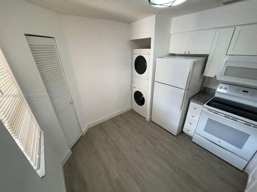 Fabulously 2/2 condo in the desirable STERLING gated community, spacious living room. Tile floor and laminated floor. Beautifully kitchen w/white cabinets, granite countertops, appliances. All bedrooms have walk-in closets. Washer and Dryer * The Sterling is gated community offering: Clubhouse, Fitness & Racket Ball Rm, Pool, Spa-Hot Top, Tennis Court, BBQ Area, Playground, Car Wash station. Conveniently located, close to Publix, Restaurants, Keiser University, WPB Downtown, I-95, PBI Airport. Prior to move-in all necessary repairs will be completed.