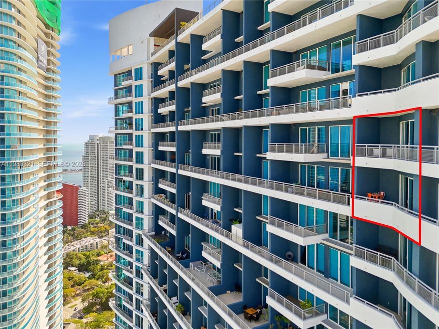 Million-Dollar Views Without the Million-Dollar Price Tag — Best Value Unit in the Building

Perched high on the 44th floor in the heart of Brickell, this modern 1-bedroom, 1.5-bath condo offers 721 sq ft of sleek living space plus two private balconies with stunning city and water views.

Enjoy exclusive access to the 50th-floor sundeck, complete with a jacuzzi, wet kitchen, and sunbathing lounge—an ideal setting to relax or entertain above the skyline.

Recent upgrades include a new AC installed in 2023 and electric blinds throughout. Currently leased furnished at $3,500/month with electricity included, this unit offers immediate rental income, with security deposits transferable to the buyer. A 60-day kick-out clause is in place in the tenant’s rental agreement, providing added flexibility for a future owner-occupant.

HOA includes water, internet, and cable. A standout opportunity for luxury living or investment in one of Brickell’s most desirable locations.