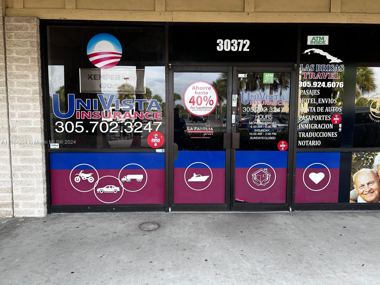 Established in 2016, this successful UniVista Insurance franchise has been thriving for 8 years in the same prime location. With 750 sq. ft. of office space, the agency features 4 desks, 1 cubicle, a lunch area, and a dedicated storage room. Fully equipped with computers and phone lines, the agency is adorned with UniVista signage.
Key details:
220 licensed, appointed with 18 insurance companies.
Offers Auto, Home, Commercial, Health (Obama-Care), and Income Tax services.
400+ active policies (60% Auto, 25% Home, 15% Commercial).
200+ tax clients and a growing health insurance book.
Prime opportunity for growth in an established market.