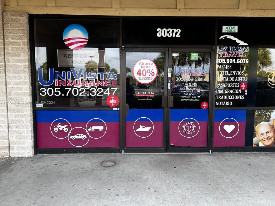 Established in 2016, this successful UniVista Insurance franchise has been thriving for 8 years in the same prime location. With 750 sq. ft. of office space, the agency features 4 desks, 1 cubicle, a lunch area, and a dedicated storage room. Fully equipped with computers and phone lines, the agency is adorned with UniVista signage.

Key details:

220 licensed, appointed with 18 insurance companies.
Offers Auto, Home, Commercial, Health (Obama-Care), and Income Tax services.
400+ active policies (60% Auto, 25% Home, 15% Commercial).
200+ tax clients and a growing health insurance book.

Prime opportunity for growth in an established market.