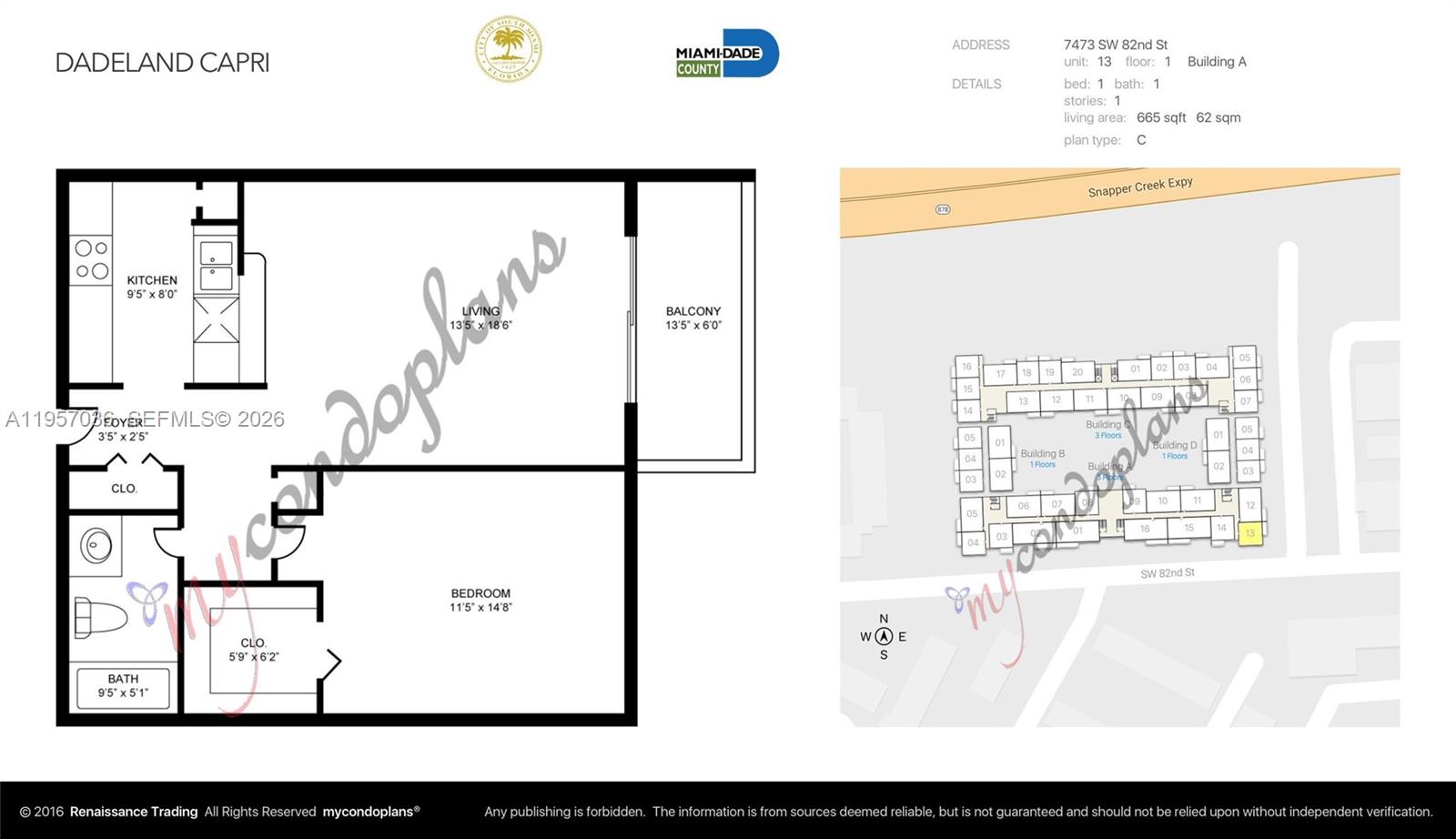 DADELAND CAPRI CONDO - Residential