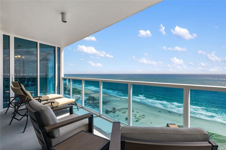 Annual or Short Term! Experience luxurious oceanfront living at the Sonata Beach Club in Pompano Beach. This furnished 15th-floor residence offers an expansive 2,529 sq ft of living space, featuring 2 bedrooms, 2.5 bathrooms, a den, and two balconies, one with breathtaking direct ocean views and another overlooking the Intracoastal Waterway. A private elevator opens directly into your private foyer, leading to a spacious, open-concept layout with walk-in closets, high-end finishes, and impact windows and doors throughout. Enjoy resort-style amenities including a fitness center, sauna, multi-purpose room, pool, concierge, and private beach access. Includes 1 garage parking space. Coastal Elegance at its finest! Also Available Short Term Rental $11,000/Month with a minimum lease of 3 months.