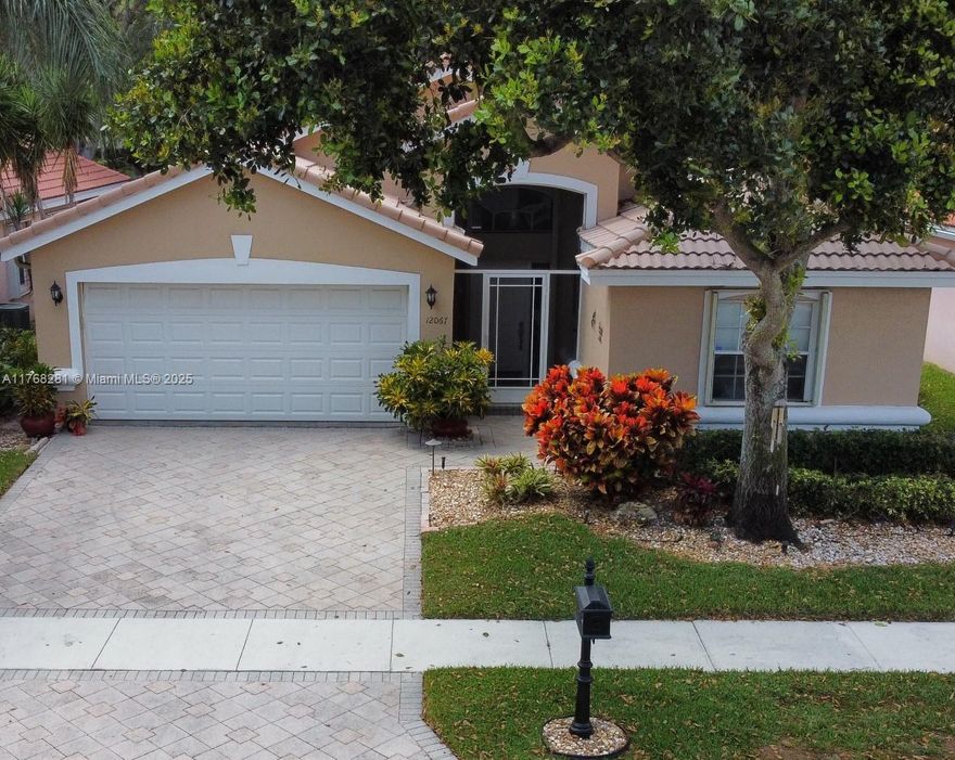 Rarely available and beautifully updated 3BR/2BA with one of the few approved/private pools in the welcoming San Marco 55+ community! Newer appliances/laundry, water heater and A/C all maintained and in excellent condition. Expanded screened-in lanai featuring heated saltwater pool and large spaces for entertaining. Upgraded garage with included second fridge and storage cabinets. Complete hurricane shutter protection. HOA fee includes internet & cable, gated access, exterior painting every 3 years, annual roof pressure wash, mowing and irrigation. Installed front landscape lighting highlights this beautiful home in the evenings. Don't delay as this property won't be available for long. Located in central Boynton Beach, close to restaurants, supermarkets, shopping and public golf courses.