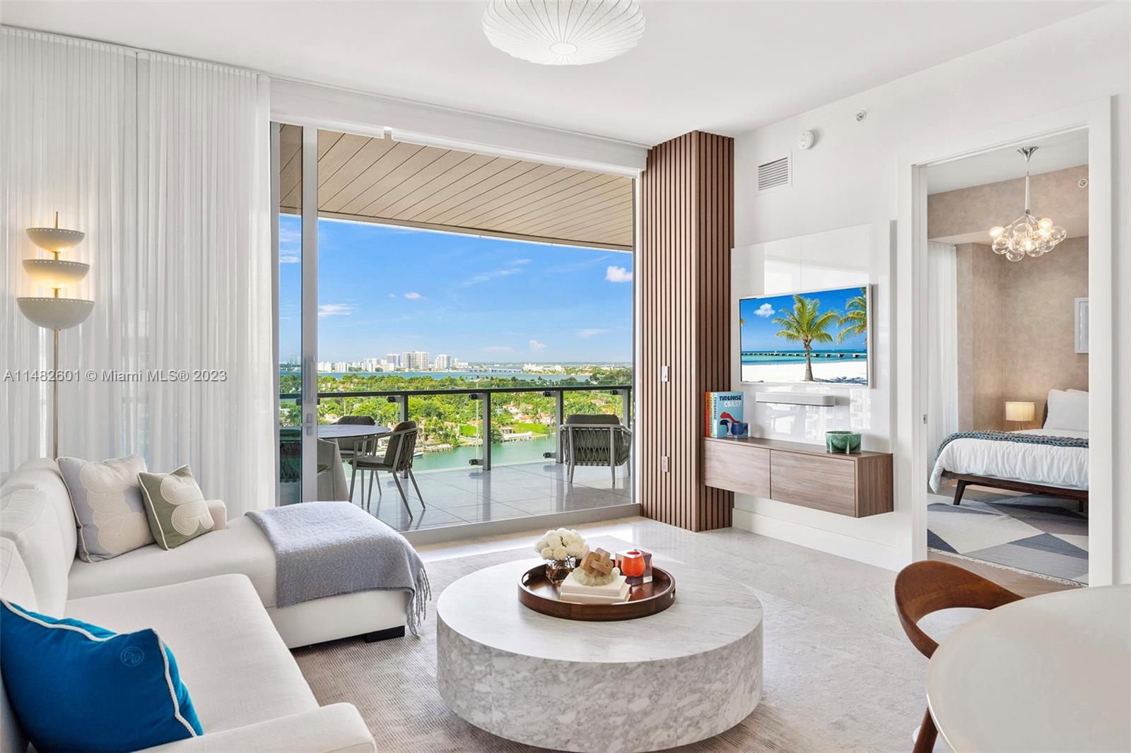 Luxury 2 Bedroom 2.5 Bath Residence at Miami Beach's newest, premier Oceanfront building - 57 Ocean. This Residence boasts INTRACOASTAL, LA GORCE COUNTY CLUB & BISCAYNE BAY VIEWS! It has floor-to-ceiling windows and an open floorplan. Exceptional finishes throughout include Poliform Kitchen and Baths with marble countertops, waterfall island and sub-zero/Wolf appliances. Marble Baths are encased in natural stone and appointed with designer fixtures. Step out to an expansive 12' deep terrace with over 500 sf of space ideal for outdoor entertaining. Located on the pristine sands of Millionaires row, 57 Ocean offers its 69 residents 5-star amenities including concierge, fitness center by Technogym, spa, beach service and both oceanfront and sunset pools.