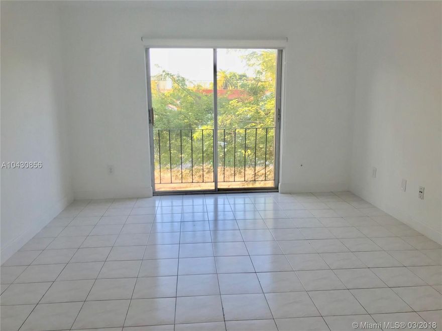 Excellent opportunity to live in Coral Gables for only $1,550 per month! Beautiful 2nd Floor/ 2-Story / South East Corner unit. Tile floors downstairs and laminate wood upstairs. 2 Bedrooms and 1.5 Bathrooms, recently upgraded, new impact windows to be installed. Gated complex with common laundry in ground floor. 1 assigned corner parking space right next to stairs. Easy to show!
