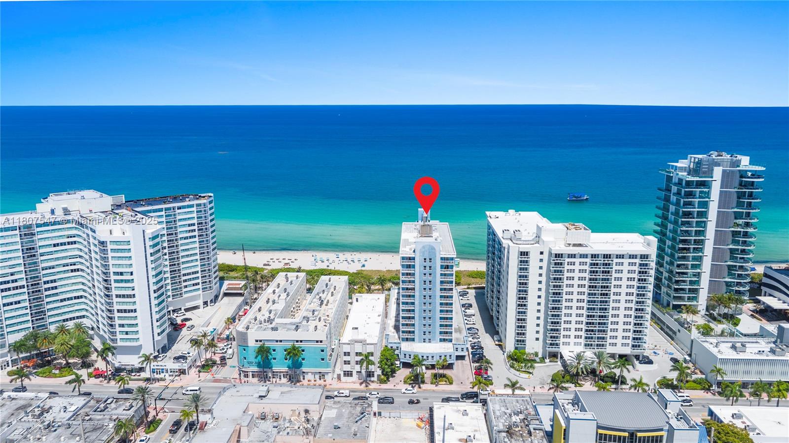 Property for Sale at 6969 Collins Ave 707, Miami Beach, Miami-Dade County, Florida - Bedrooms: 1 
Bathrooms: 2  - $340,000