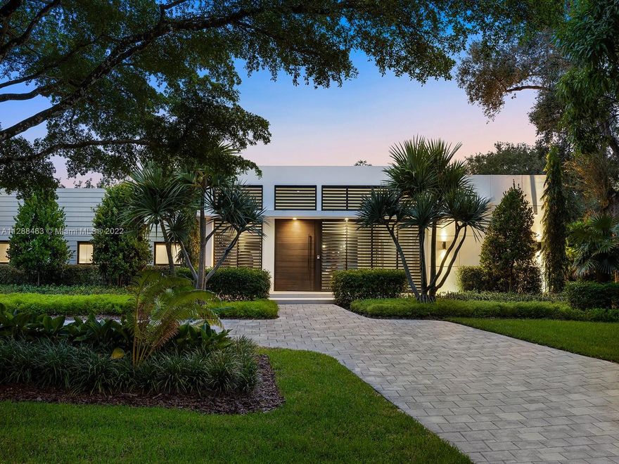 Stunning 2020 modern masterpiece located in a central location near Baptist Hospital. This exquisite gem sits on a builder’s acre, built w/the finest finishes & welcomes you w/a huge pivoting dr leading to a spectacular open flrplan offering high ceilings & panoramic views of all living areas. Discover elegant formal living, dining & family rms. Chef’s kit w/Poggenpohl cabinets, butler’s pantry w/wet bar, breakfast area & top-of the line appl. This smart home has it all w/state-of-the-art video & surround sound, media rm, & office. Gorgeous master w/sitting area, boutique WIC, & spa bath w/floating tub & shower. Outdoor oasis w/huge yd, covered terr & lg swimming pool/spa w/tanning ledge, swim up bar stools, & 3 car gar w/2 lifts. “HIGH GRADE DESIGNER FURNITURE INCLUDED IN LISTING PRICE.”