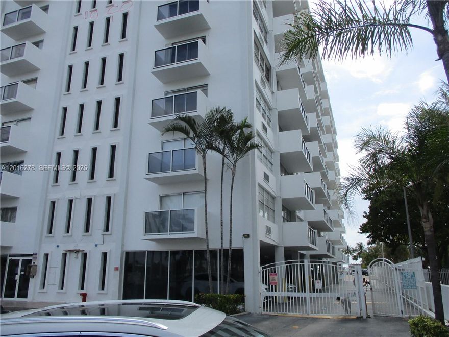 The perfect one bedroom rental is located in the top NE corner of an 11 story building called the Amethyst, One parking space., pool, gym, security and management on site. The bedroom has a direct ocean view. the beach at 54th St. has a lifeguard , kiddy park, exercise park and public rest rooms and lots of extra parking for guests. This s a fantastic location for anybody wanting to live in mid beach away from the South Beach traffic and congestion. Easy to show, call or text listing agent.