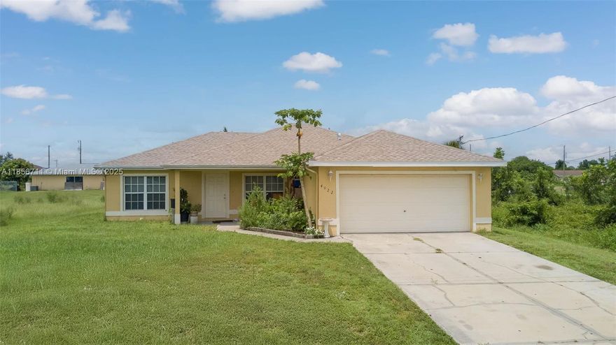 We are giving $10,000 towards Closing Costs Assistance! Don’t miss this exceptional opportunity in Lehigh! This beautifully designed 3-bedroom, 2-bathroom home features 1,353 sqft of comfortable living space, complete with a screened-in lanai perfect for relaxation or entertaining. Enjoy the best location in Lehigh, just minutes from a variety of stores, restaurants, and major roadways for easy commuting. Recent upgrades include a new roof in 2024, new water equipment in 2022, and a new HVAC system in 2023, ensuring modern comfort and efficiency. This is your chance to own a slice of paradise!