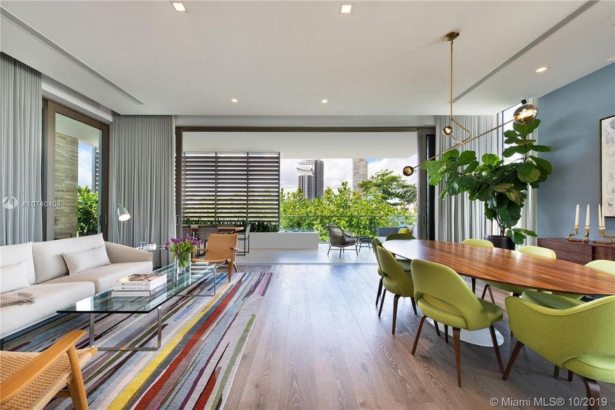 Penthouse 1 at Louver House, a new boutique building designed by Rene Gonzalez amidst South of Fifth&#x2019;s tree lined Meridian Ave offers a garden setting.  This unique PH features 3 bedrooms, 3.5 baths, a private rooftop terrace and spa, and expansive terraces offering seamless indoor/outdoor living.  With 10&#x2019;+ ceiling heights, 2,400 SF interior this beautifully designed smart home features private entry, Ornare kitchen and baths, Custom closets and mill-work by CA Closets, European wood floors, and the finest interior design.  Gated entry, 24-hour doorman, 2 assigned parking spaces, rooftop garden and infinity edge pool, gym and beach service.  This South of Fifth location is steps from the most exclusive restaurants in Miami Beach.