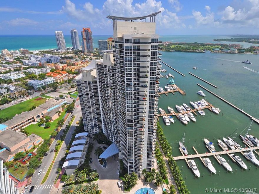 Awesome lower PH residence in the center tower (30th Floor).  Marble floors in living areas, terrace, 2nd bedrooms and carpet in master bedroom.  Unit is above the lower tower giving you spectacular panoramic views of all of Miami Beach and the bay.