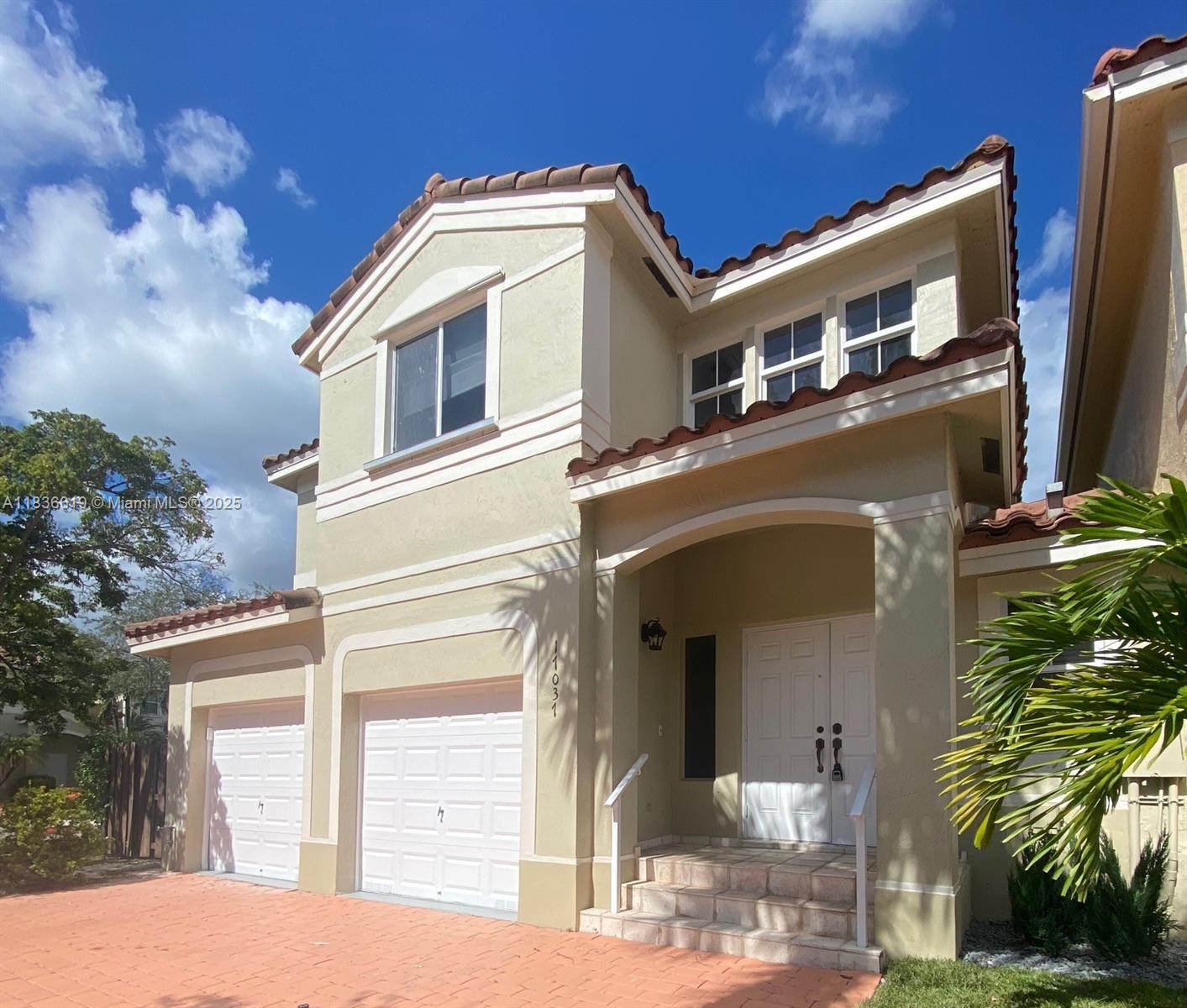 Beautiful 3-bedroom, 2.5 bath two-story corner townhome in the highly desirable gated community of Nautica in Miramar West. This bright and spacious two-story home features a soaring double-height ceiling in the living room, formal dining area, and a cozy family room. The updated kitchen includes newer stainless-steel appliances. Upstairs, the primary suite offers double-door entry, a large walk-in closet, and tray ceilings. Convenient second-floor laundry room. Enjoy a private fenced backyard with a brick patio—perfect for entertaining. Attached 2-car garage. Resort-style amenities: clubhouse, pools, gym, tennis & basketball courts, and playgrounds. Prime location near A+ schools, shops, and parks. Fast approval. Basic cable included! No pets