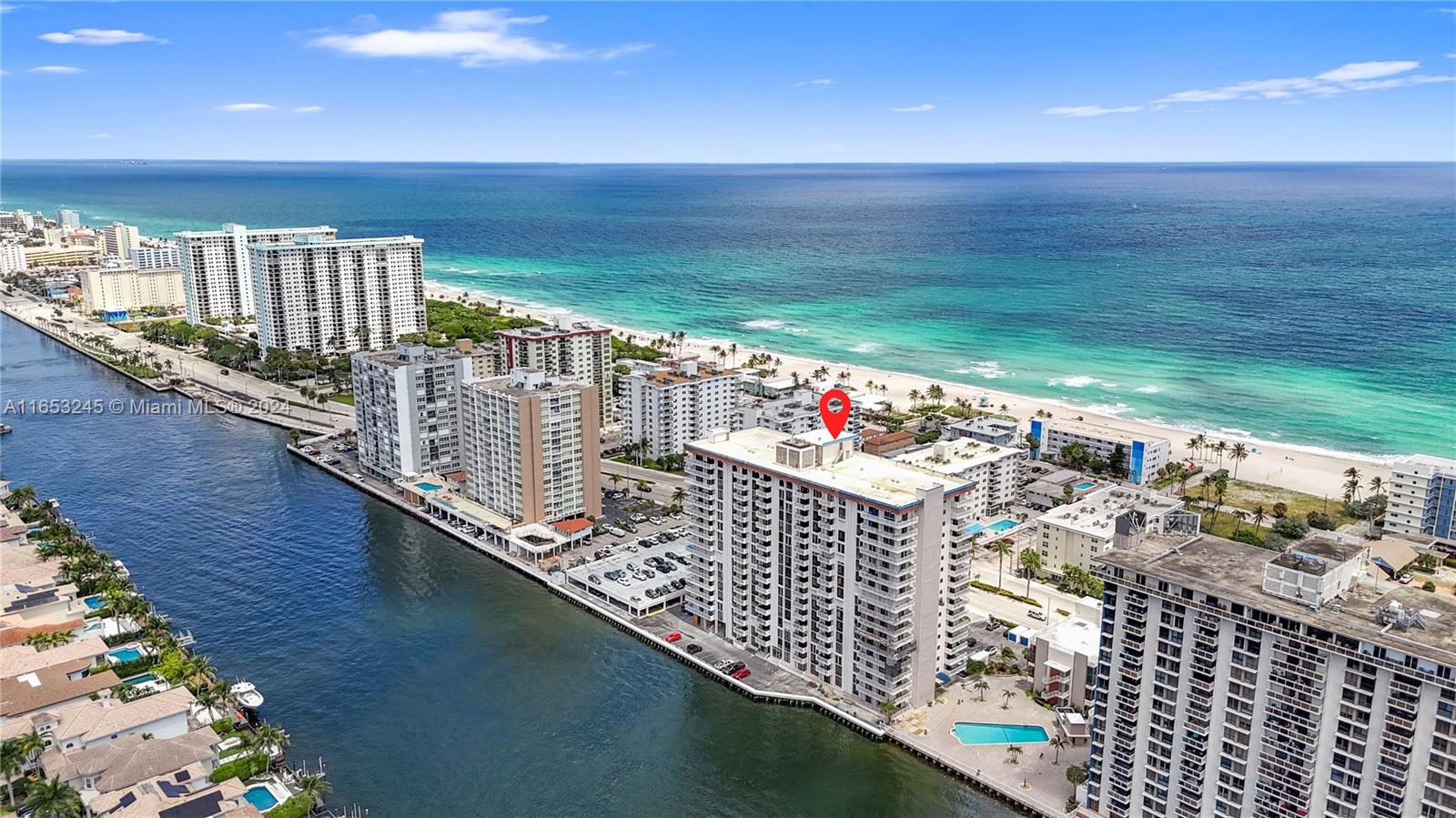 The cleanest Condo around! Beautiful Corner unit with Ocean and Intracoastal Views, Fully Remodeled and Tons of natural Light make this Unit the most attractive condo around. Building has been renovated fully with modern hallways, Lobby and Exterior Grounds. This condo has a corner wrap around Balcony with stunning views on the Northeast Corner.