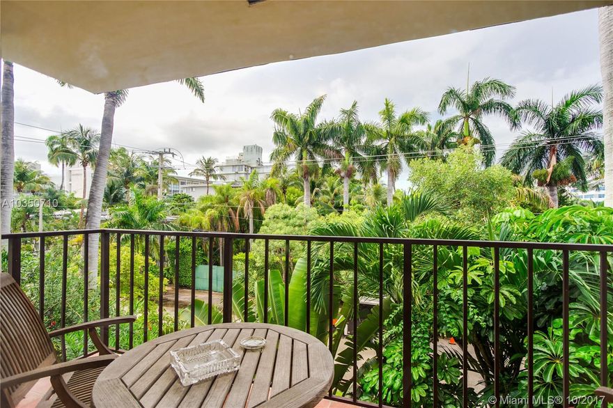 Rare and cozy 3 bedroom apartment in a great location in South Beach. Small and peaceful condo surrounded by beautiful houses in one of the most desirable neighborhoods. Third bedroom can be used as office space or family room. Only 2 blocks away from Lincoln Road and Convention Center. Open kitchen and spacious laundry room. Difficult 2 find, it has 2 assigned parking spaces next to each other! Enjoy the balcony with beautiful and relaxing views of lush landscape. Easy to show. Minimum 6 month lease!