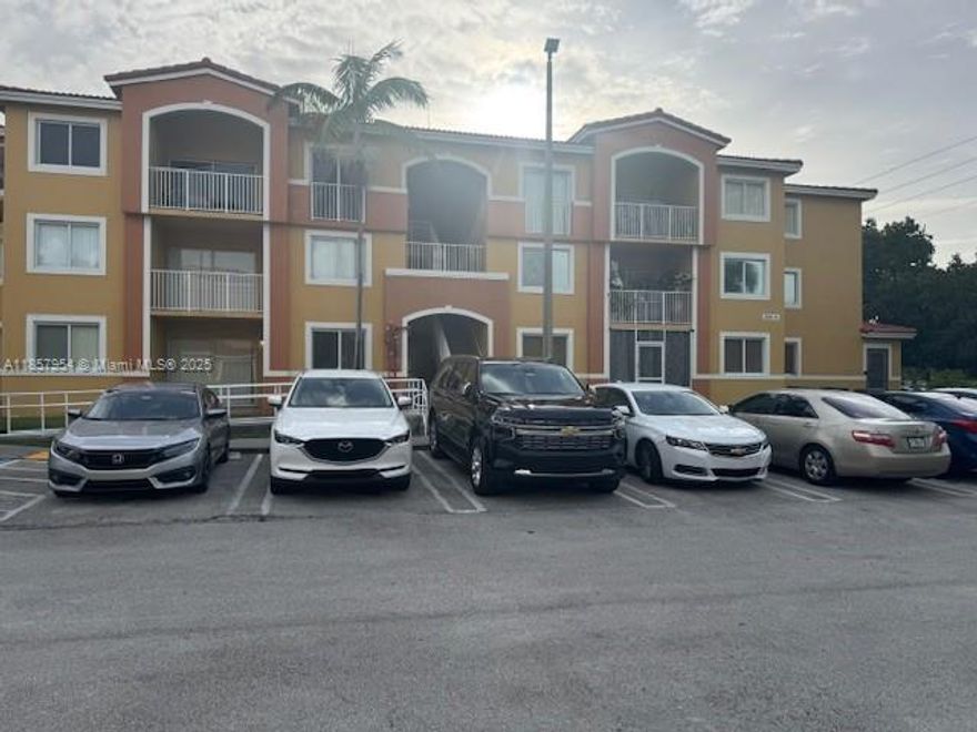 Spacious 3BR/2BA condo, freshly painted throughout and move-in ready! Enjoy a large covered balcony/patio perfect for entertaining with serene lakeside views.  Bright open living areas, separate storage room for all your personal items, comfortable layout for your family. Interior laundry room with washer and dryer.  Prime location off Old Cutler Rd, close to Black Point Marina, top restaurants, shopping and excellent schools.  Lush surroundings make this a perfect place to call home.  This unit is located on the third floor, quiet community with 2 parking spaces provided.  Perfect area to bike and walk to the marina or schools nearby. Plenty of room for kids to play on beautiful lawns around the lake and community.
