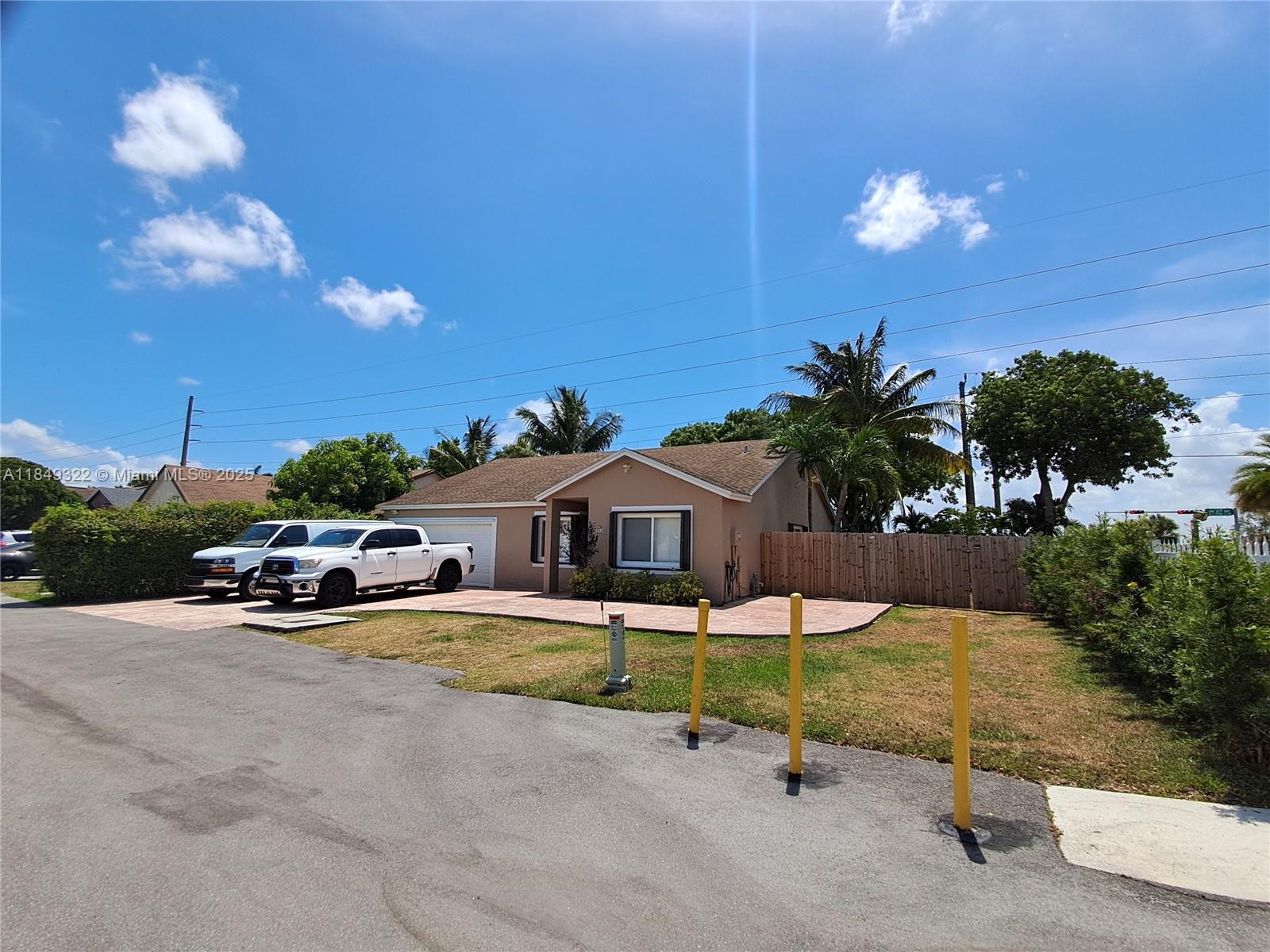 Listed by Owner/Agent. Nice home For Sale "As Is" inspections welcomed. Home was originally built in 1990 with 4-bedrooms, 2-bathrooms & 2-Car garage. Corner lot with plenty of parking spaces, space for a boat, fenced, New roof in 2014, Accordion Shutters, Plumbing is PVC & copper-tubing for inlet and water supply, tile flooring (can be updated to Laminate). The following appliances use Gas for energy savings: Stove, Clothes Dryer and Water-heater. This home centrally located near 2 highways, stores, restaurants, Malls, and schools. Low HOA-$118 monthly, includes Pool, Kids playground, Club-house and Security Guards. NOTE: By appointment ONLY. Pre-approval letter must be provided to confirm viewing appointment. Home warranty available with full purchase price.
