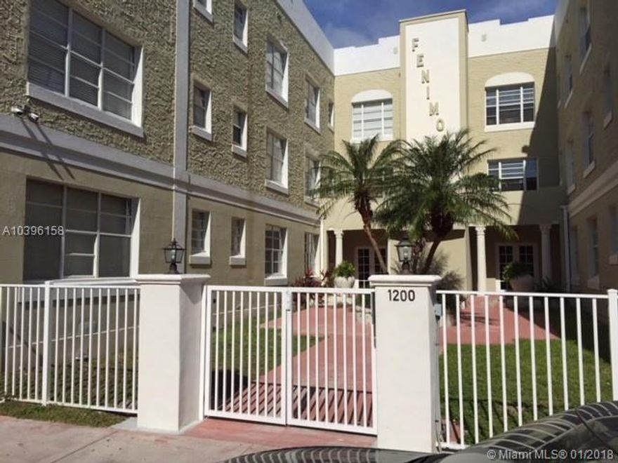 BARGAIN PRICED AS-IS TO SELL QUICKLY! 520 SF LOCATED IN HIGH-DEMAND AREA STEPS FROM FLAMINGO PARK (TENNIS COURTS, SWIMMING POOL, TRACK COURSE AND MORE), LINCOLN ROAD & BEACH! EASY STREET PARKING, ONSITE LAUNDRY FACILITIES & SECURE BIKE STORAGE. SMALL PETS OK. MARKET LEASE RATES $1400-1500/MO OR PERFECT FOR END USER. KITCHEN RENOVATED & ENTIRE UNIT REPAINTED WITH LIGHT ABOUNDING THROUGHOUT! CURRENTLY CONFIGURED AS A 2/1, EASY CONVERT BACK TO 1/1 OR A LARGE STUDIO IF PREFERRED. NEW COMMUNITY LANDSCAPING, IRON FENCING WITH CALLBOX INSTALLED AND NEW ROOF AS WELL. EXTREMELY LOW MAINT FEE AT $236/MONTH COUPLED WITH ROUGHLY 20% UNDERMARKET PRICE AND FULLY PAID ASSESSMENT FOR PROPERTY IMPROVEMENTS CREATES THE PERFECT INVESTMENT OPPORTUNITY  IN THIS CENTRALLY LOCATED SOBE CONDO WITH GREAT UPSIDE!