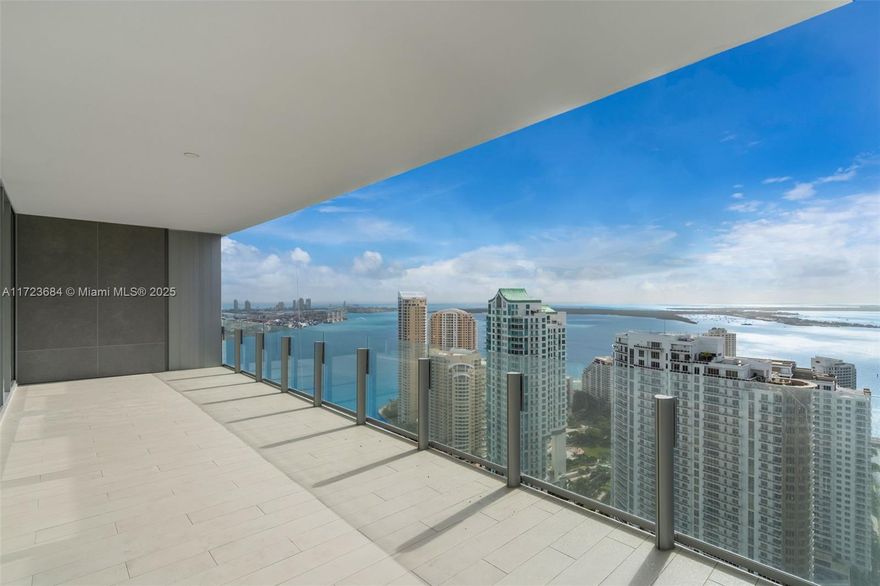 Experience ultra-luxury living at this stunning 3 bedroom, 3.5 bathroom residence in the prestigious Aston Martin Residences, where world-class design meets unparalleled elegance. This exquisite apartment boasts spectacular panoramic water/city views, floor to ceiling windows, high-end finishes, gourmet kitchen featuring Gaggenau appliances, oversized terrace, impact glasses, electric shades in all rooms and custom-made closets. Enjoy the five-star amenities, including a state-of-the-art fitness center, infinity pool, sky bar and lounge, SPA, treatment suites, beauty salon, private lounges, kids and teen rooms, boat dock and concierge services. Ideally located in the heart of Miami, just minutes from fine dining, luxury shopping,and vibrant nightlife. Schedule your private tour today
