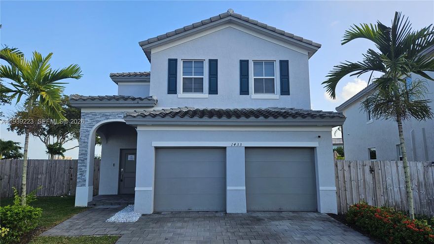 Welcome to the Prestigious Gated Community of "The Riviera by Lennar"! This gorgeous two-story pool home has it all, including a spacious living room, dining room, amazing fully-equipped kitchen with stainless steel appliances, 5 bedrooms, 3 bathrooms, family room, bedroom and full bathroom downstairs, laundry room and a 2 car garage. Enjoy, relax and entertain in your own private pool situated on an oversize pie shaped lot. In addition, there is a  community clubhouse and pool.