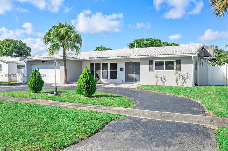 Beautifully updated 4-bed, (3 bed plus dem) 2-bath home in Hollywood Hills! Features an open floor plan, impact windows, modern tile floors, and a 2-car garage. Enjoy your private pool and spacious backyard — perfect for entertaining. No HOA! Prime location minutes from I-95, Turnpike, and just 6 miles from Fort Lauderdale–Hollywood Airport (FLL). Close to shopping, dining, and beaches. Move-in ready South Florida gem!