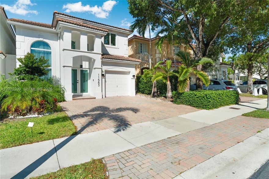 Beautifully fully renovated home located in Barbados, one of Doral’s most desirable and well-maintained gated communities. This spacious property features 3 bedrooms upstairs and 1 bedroom conveniently located on the first floor, along with a full bathroom downstairs. The home offers an open-concept renovated kitchen with high-end stainless steel appliances, elegant finishes, and a large center island ideal for entertaining and family gatherings. Upstairs, the primary suite includes a custom-built closet and a beautifully upgraded private bathroom, plus two additional bedrooms and another renovated full bath. Ideally located near A-rated schools, the Turnpike, shopping centers, restaurants, and more.