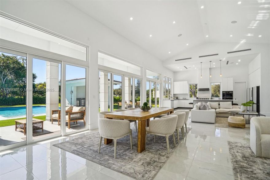 Welcome to a brand-new 6-bed, 7-bath contemporary smart home spanning Florida life style in every corner. Features include a very illuminated  open floor plan, gourmet kitchen, private suites with walk-in closets, and a stunning outdoor space with a heated pool and gazebo with BBQ and full bathroom to enjoy Florida weather all year long. As additional perks you will find extra large laundry room and 2-car under air garage plus plenty of parking. Located in a prime neighborhood, this home blends modern luxury with convenience. close to Baptist Hospital, Dadeland Mall, Riviera Preparatory, Columbus HS and Saint Thomas. Perfect place to call home.