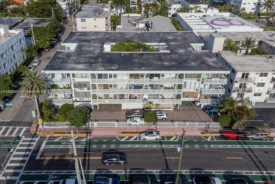 This bright and spacious studio features tile floors throughout, a walk-in closet, and a large balcony. Updated galley kitchen has granite countertops term and stainless steel appliances. Located in the heart of South Beach, this apartment is just moments away from Lincoln Road and the beach! Unit includes a parking space! Special Assessment has been paid off by Owner!