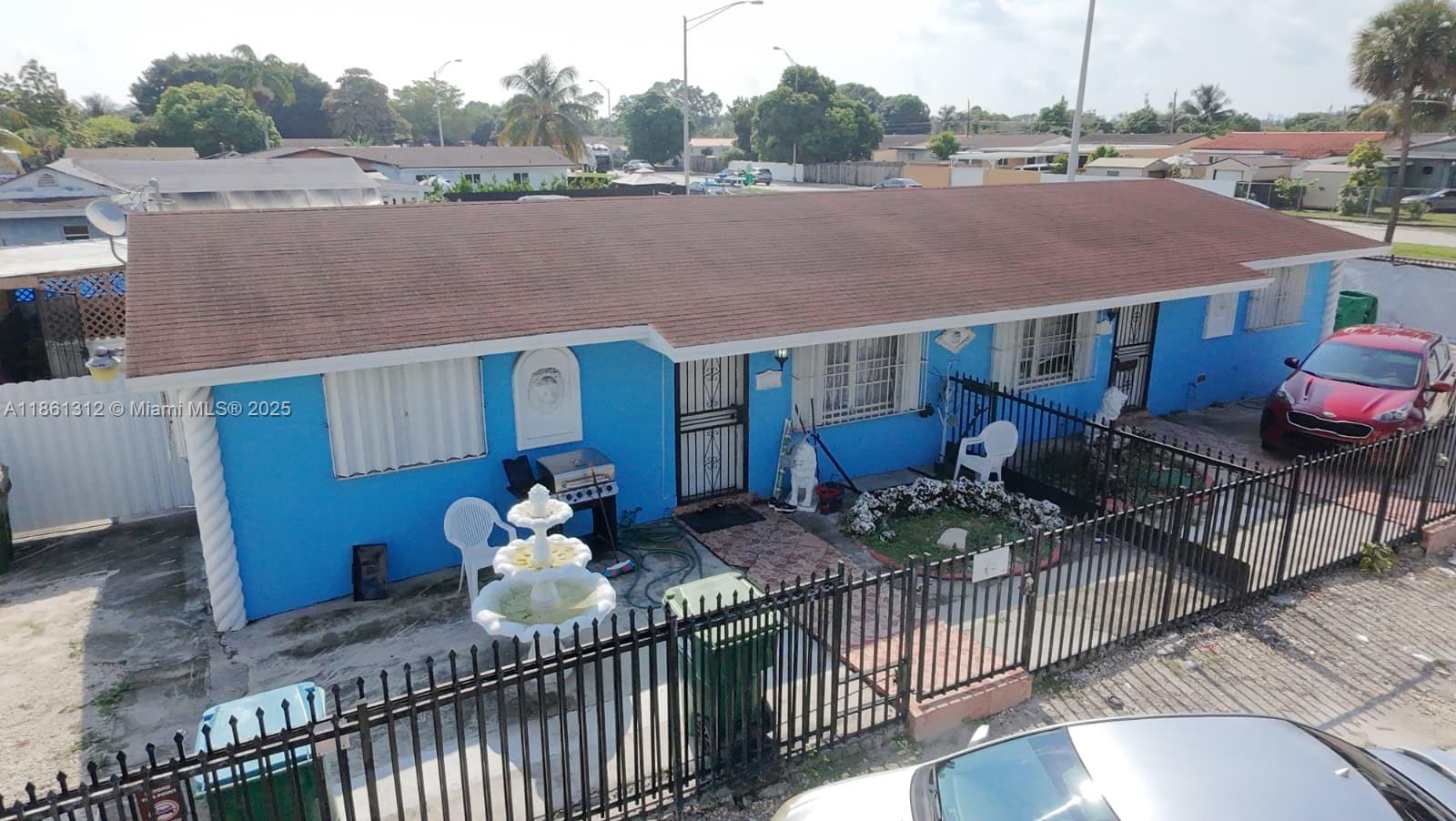 Fantastic investment opportunity! This spacious duplex is divided into 4 rental units: three 2BR/1BA apartments and one 1BR/1BA efficiency, making it an excellent income-producing property. Built with durable CBS construction, it offers long-term reliability and low maintenance. The property features ample parking for multiple vehicles and a layout that ensures functionality and tenant comfort.
Located just minutes from Hialeah, tenants enjoy easy access to major highways, restaurants, grocery stores, and shopping centers, including Westland Mall. The area is highly desirable, providing a strong rental market and consistent demand. With its prime location and rental income potential, this property is ideal for investors seeking steady returns and long-term growth in the Miami market.