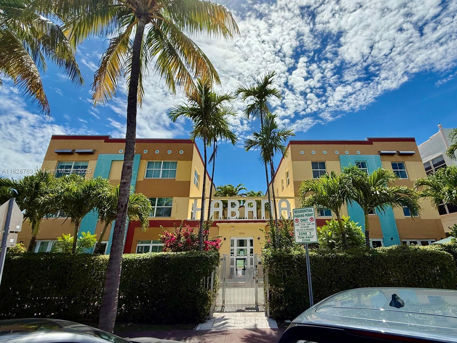 Charming 1BD/1BA in a gated 1920s Art Deco gem just steps from Lincoln Road, Flamingo Park, and the beach. This walkable South Beach location offers vibrant lifestyle perks and lush courtyards, plus on-site Amazon Locker, secure bike room, and serene patio spaces. Functional, true 1-bedroom floorplan has great potential to modernize. Currently leased at $1,850/mo. Perfect for investors or end users seeking character and location. Laundry on-site.
